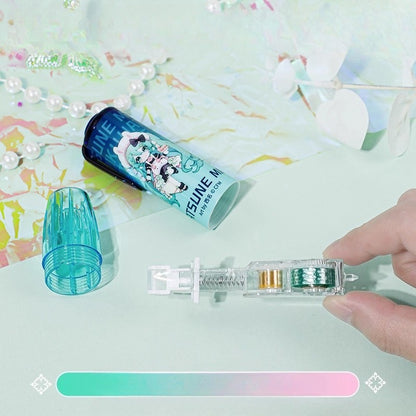 Official Licensed Hatsune Miku Dot Adhesive Roller – High Viscosity, No-Residue, Press-to-Use (Style B)