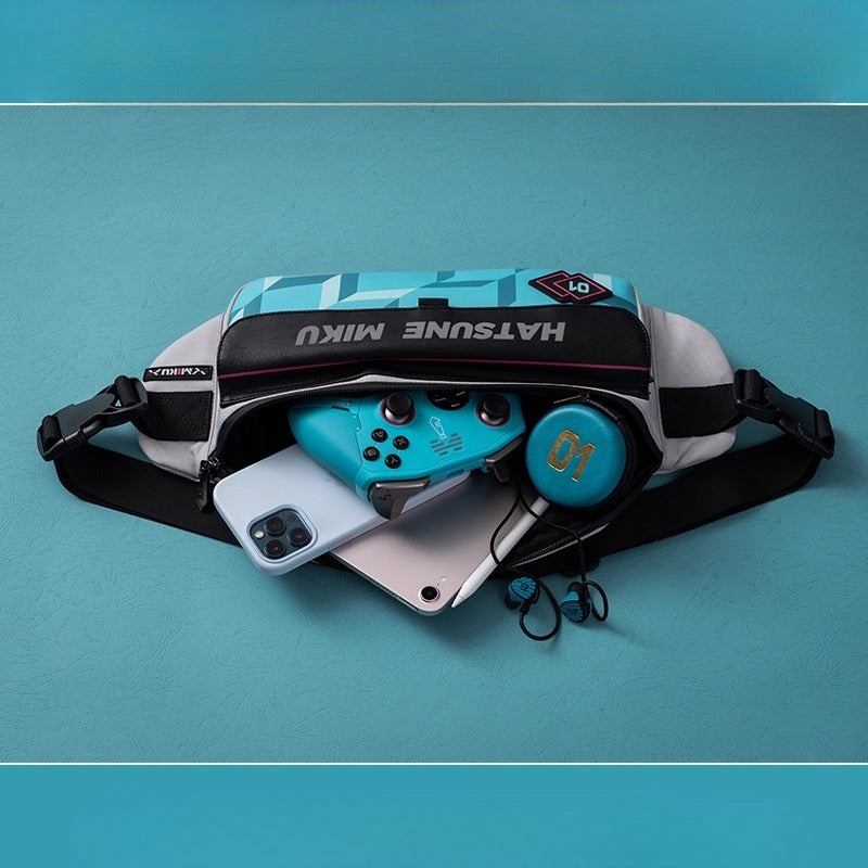 Hatsune Miku 3D Chest Sling Bag with Magnetic Buckle