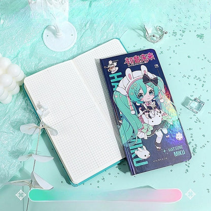 Official Licensed Hatsune Miku Weekly Planner Notebook – Schedule & Habit Tracker, Sweet Fairy Tale Series(Set of 2)