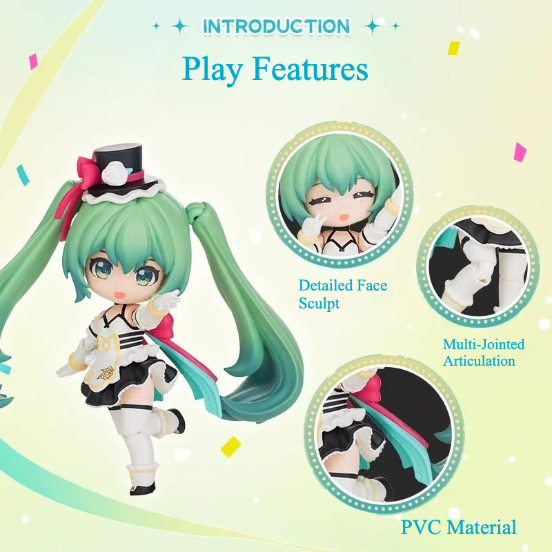 Official Hatsune Miku “Qi Yu Ji Q” – “Mirai With You” Collectible Figure (Buildable, Poseable, Multi-Jointed Articulation)