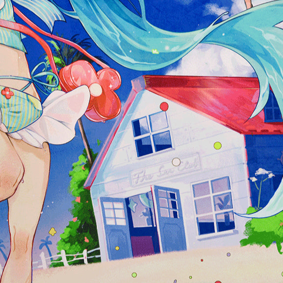 Couverture climatisée Hatsune Miku Summer Dream sous licence officielle