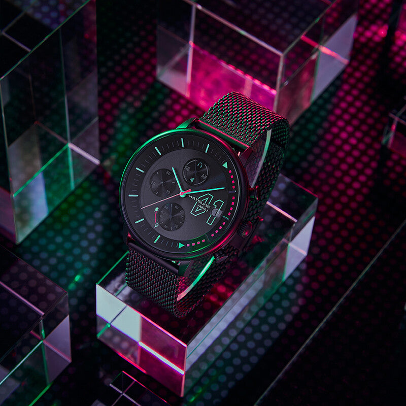 Officially Licensed Hatsune Miku Light & Shadow Concerto Solar-Powered Watch