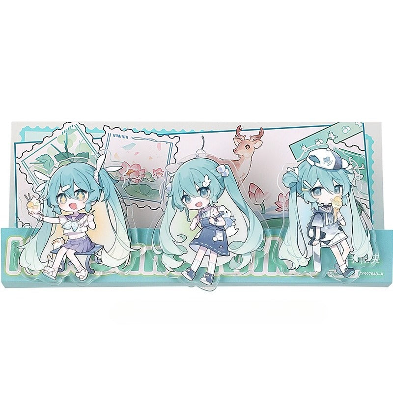Official Licensed Hatsune Miku Acrylic Planner Clip – Notebook & File Clamp