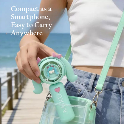 Hatsune Miku Portable USB Rechargeable Handheld Mini Fan