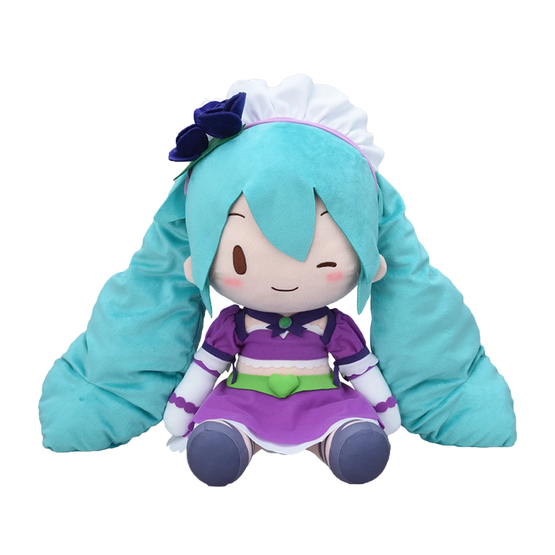 Official Hatsune Miku × LOVE AND BERRY Sparkly Purple fufu LL Plush