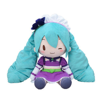 Official Hatsune Miku × LOVE AND BERRY Sparkly Purple fufu LL Plush