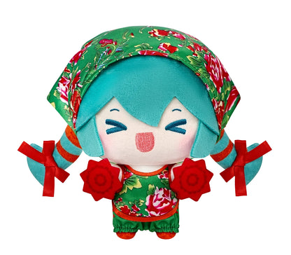 Official Hatsune Miku Overjoyed Plush - Northeast Floral Jacket Style / Errenzhuan Style
