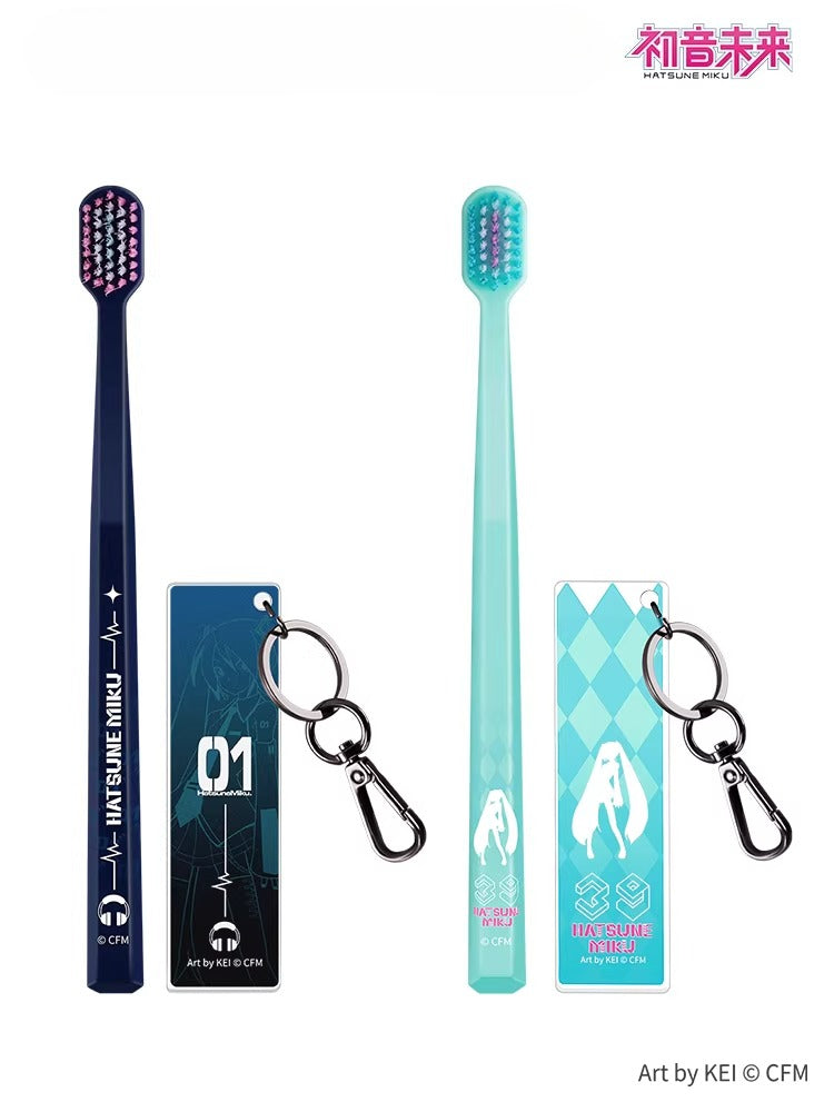 Official Hatsune Miku Light & Shadow Series Adult Toothbrush – Ultra-Soft Bristles for Gentle Gum Care