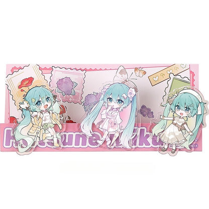 Official Licensed Hatsune Miku Acrylic Planner Clip – Notebook & File Clamp