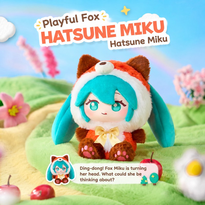 Officially Licensed Hatsune Miku Forest Friends Plush Blind Box (15 cm / 5.9 in)