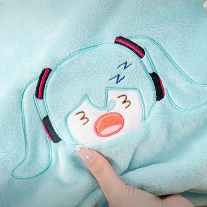 Official Hatsune Miku Daydream Daily Packable Plush Nap Blanket