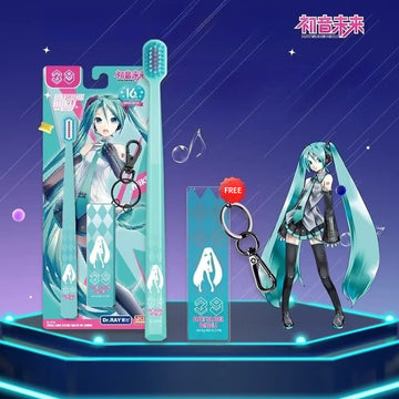 Official Hatsune Miku Light & Shadow Series Adult Toothbrush – Ultra-Soft Bristles for Gentle Gum Care