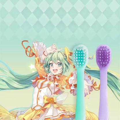 Official Hatsune Miku Rhythm Series Adult Toothbrush – Ultra-Fine Soft Bristles, Wide Head for Gum Care