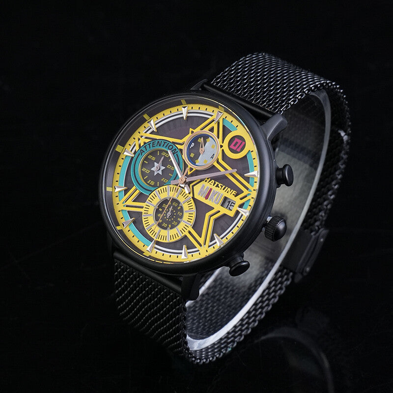 Montre à énergie solaire Hatsune Miku Dancing Melody sous licence officielle