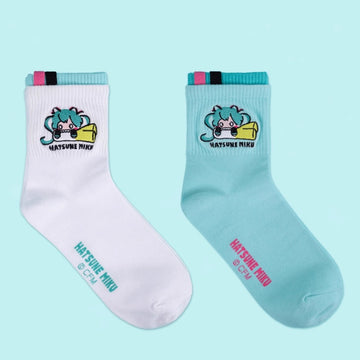Hatsune Miku Breathable Crew Athletic Socks