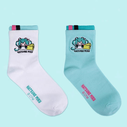 Hatsune Miku Breathable Crew Athletic Socks