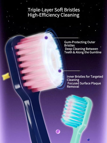 Official Hatsune Miku Light & Shadow Series Adult Toothbrush – Ultra-Soft Bristles for Gentle Gum Care