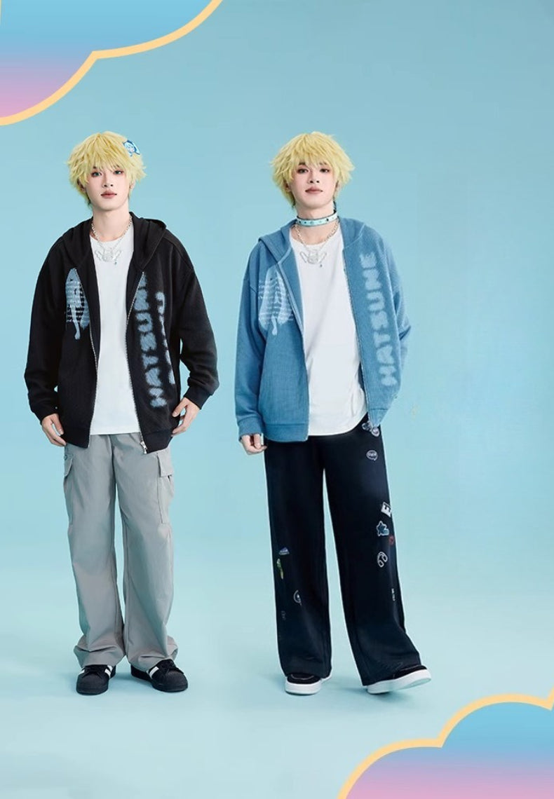 Hatsune Miku Collaboration Jacket – Oversized Casual Fit