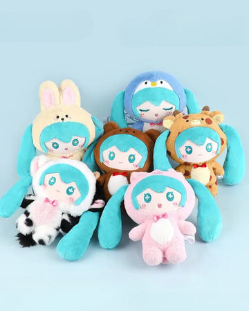 Official Hatsune Miku Animal Cosplay Series Plush Dolls | Cute Soft Sweet High-Look Companion Doll for Home Decor