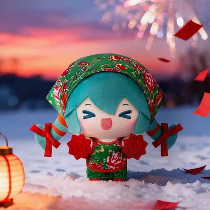 Official Hatsune Miku Overjoyed Plush - Northeast Floral Jacket Style / Errenzhuan Style