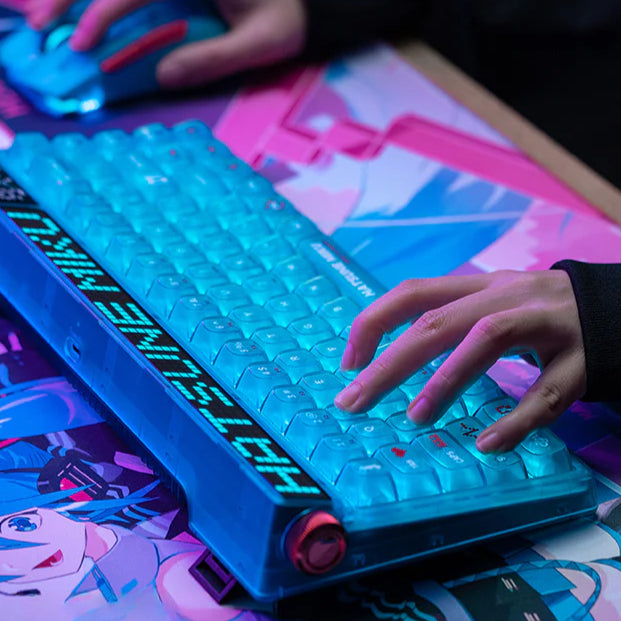 Miku Keypad Officially Licensed Hatsune Miku 68-Key Wireless Mechanical Keyboard ...