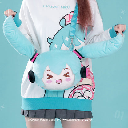 Sac à bandoulière Hatsune Miku Squinted Eyes Series sous licence officielle