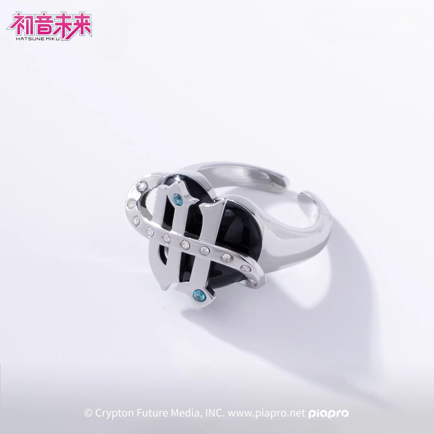 Official Hatsune Miku Rock Future Punk Ring for Men and Women, Hip-Hop Statement Accessory