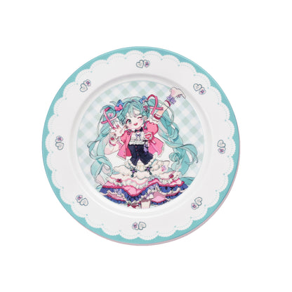 Assiette de rangement en céramique Hatsune Miku Super Sugary Adhesive Girl sous licence officielle 