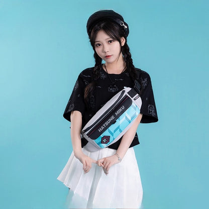 Hatsune Miku 3D Chest Sling Bag with Magnetic Buckle