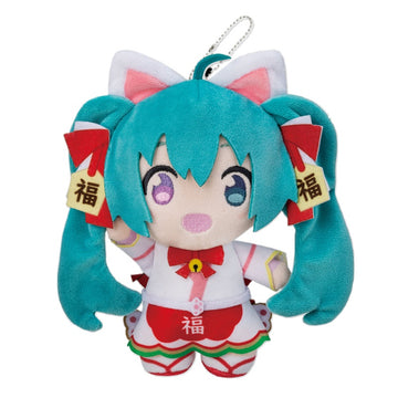 Officially Licensed VOCALOID Hatsune Miku Maneki-Neko Ver. Plush Doll