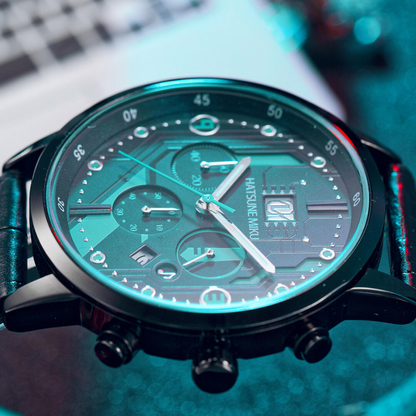 Offiziell lizenzierte Hatsune Miku Metal Overture Quarz-Armbanduhr