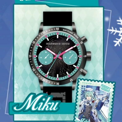 Official Hatsune Miku Snowy Night Series Watch Blind Box - Random Box or Opened & Confirmed Style