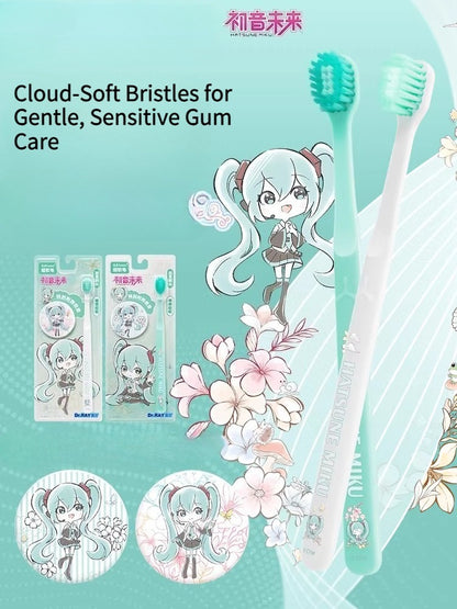 Official Hatsune Miku Forest Collection Couple Toothbrush Set – Ultra-Soft Bristles