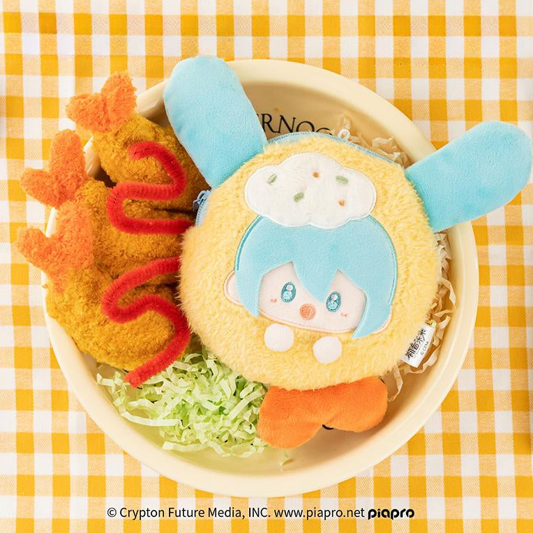 Offiziell lizenzierte Plüsch-Geldbörse aus der Hatsune Miku Super Delicious-Serie