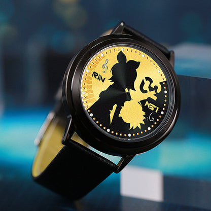 Offiziell lizenzierte Hatsune Miku, Kagamine Rin &amp; Len Touchscreen-LED-Uhr
