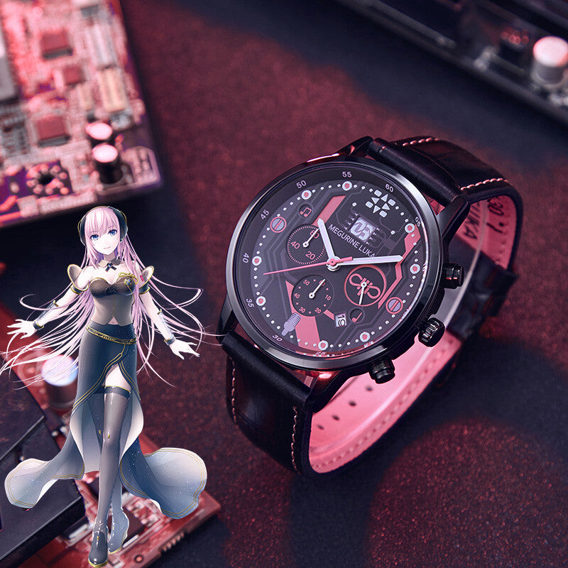 Offiziell lizenzierte Hatsune Miku Metal Overture Quarz-Armbanduhr