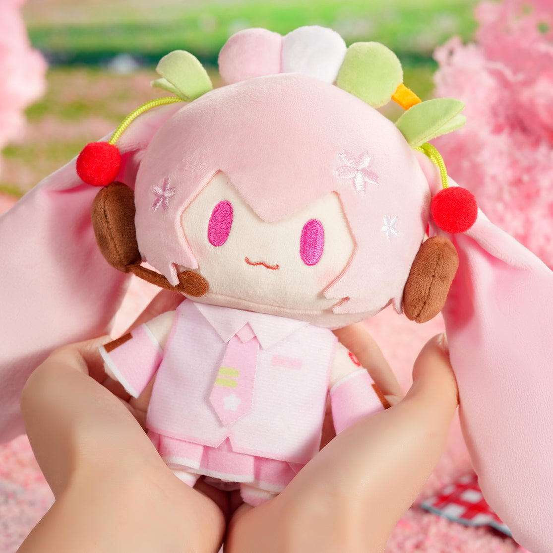 Officially Licensed Hatsune Miku Medium Sakura Miku Plush Toy