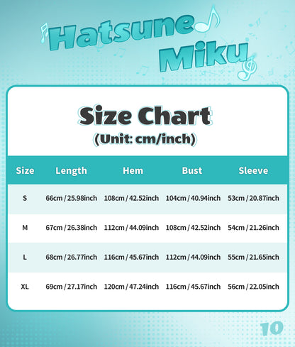 Official Hatsune Miku Rock Future Lightweight Open-Knit Long Sleeve Cover-Up for Women, Loose-Fit Summer Top