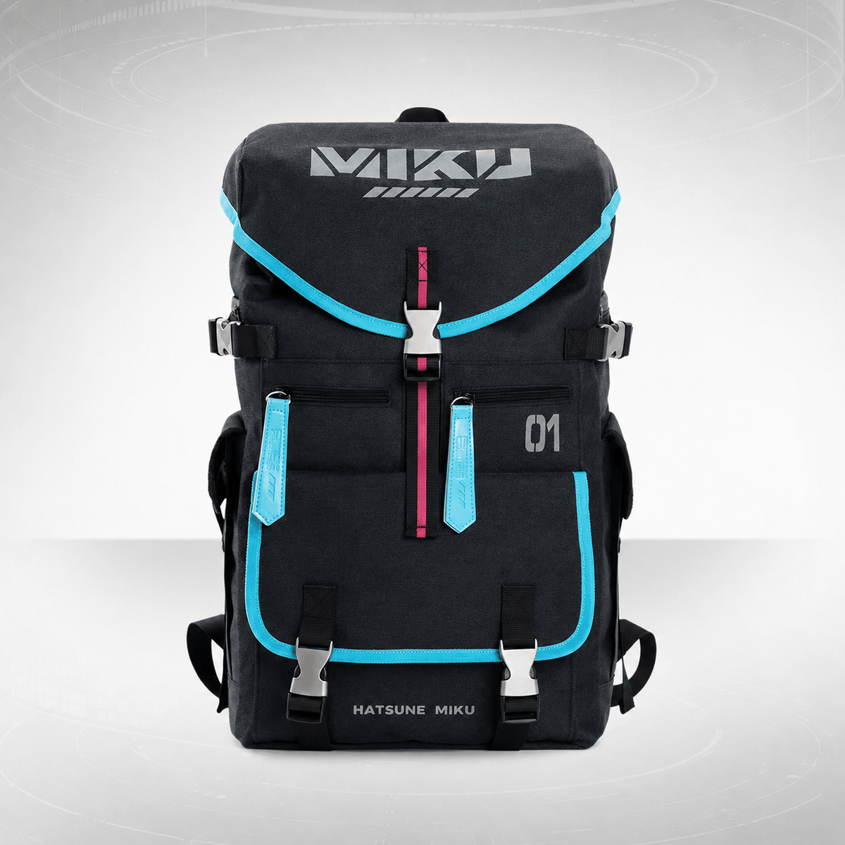 Hatsune Miku Techwear Backpack with Multiple Pockets – Miku Loft Hatsune Miku Techwear Backpack with Multiple Pockets – Miku Loft
