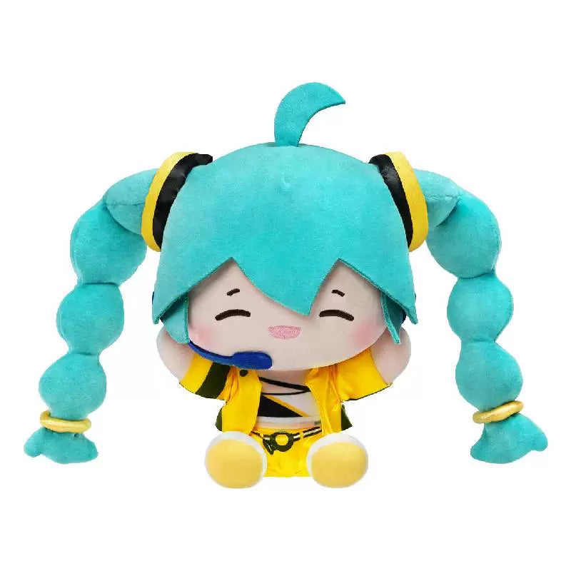 Official New Arrival LDCX VOCALOID Hatsune Miku Overjoyed L Size Plush - Singer Style