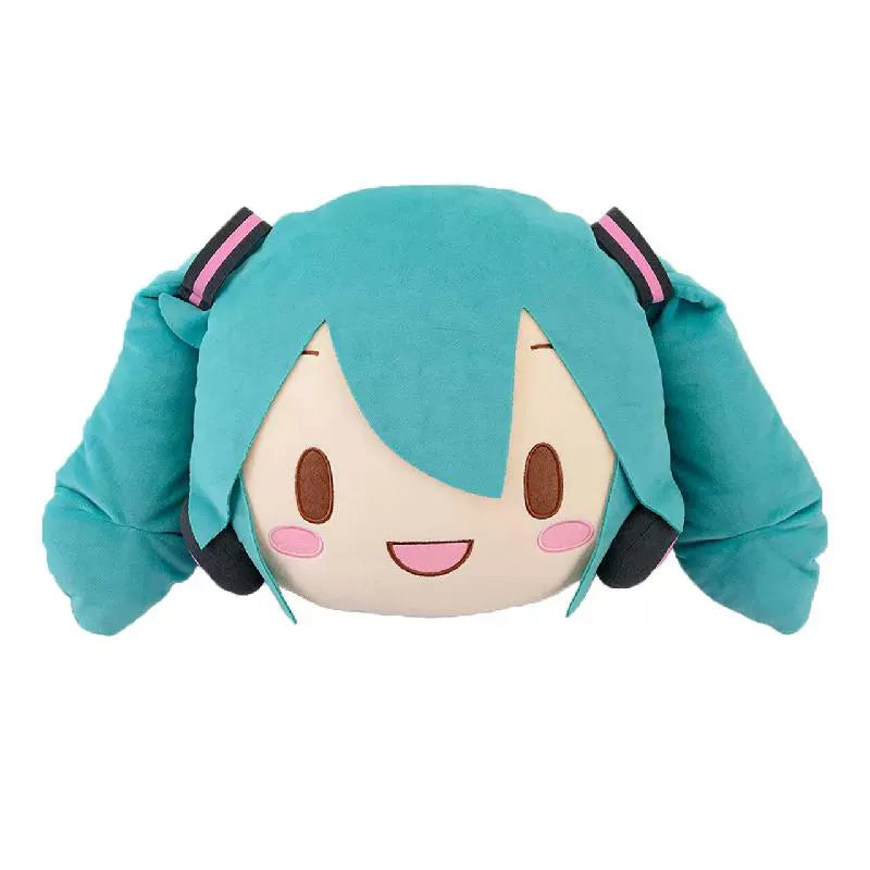 Hatsune Miku “Fuwa Petit” Big Face Plush Pillow – 24cm Small Cushion
