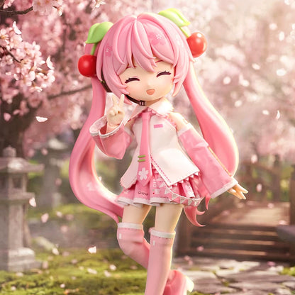 Official Hatsune Miku Qiyuji Series – Cherry Blossom Miku Articulated Collectible Figure