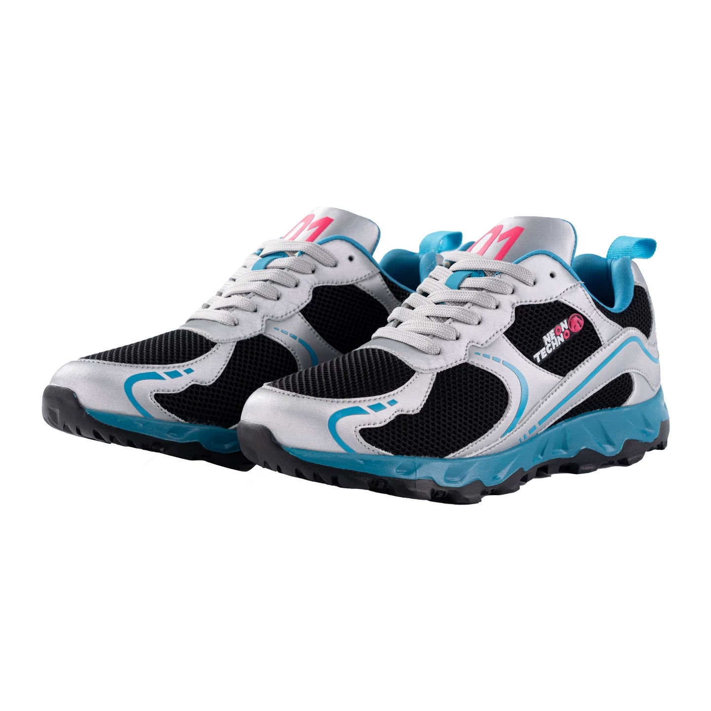 Official Hatsune Miku Neon EDM Retro Breathable Mesh Sneakers, Casual Running Shoes