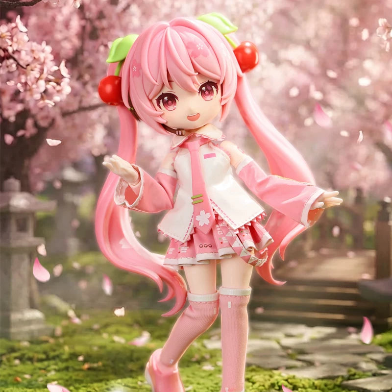 Official Hatsune Miku Qiyuji Series – Cherry Blossom Miku Articulated Collectible Figure
