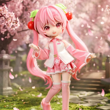 Official Hatsune Miku Qiyuji Series – Cherry Blossom Miku Articulated Collectible Figure