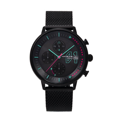 Officially Licensed Hatsune Miku Light & Shadow Concerto Solar-Powered Watch