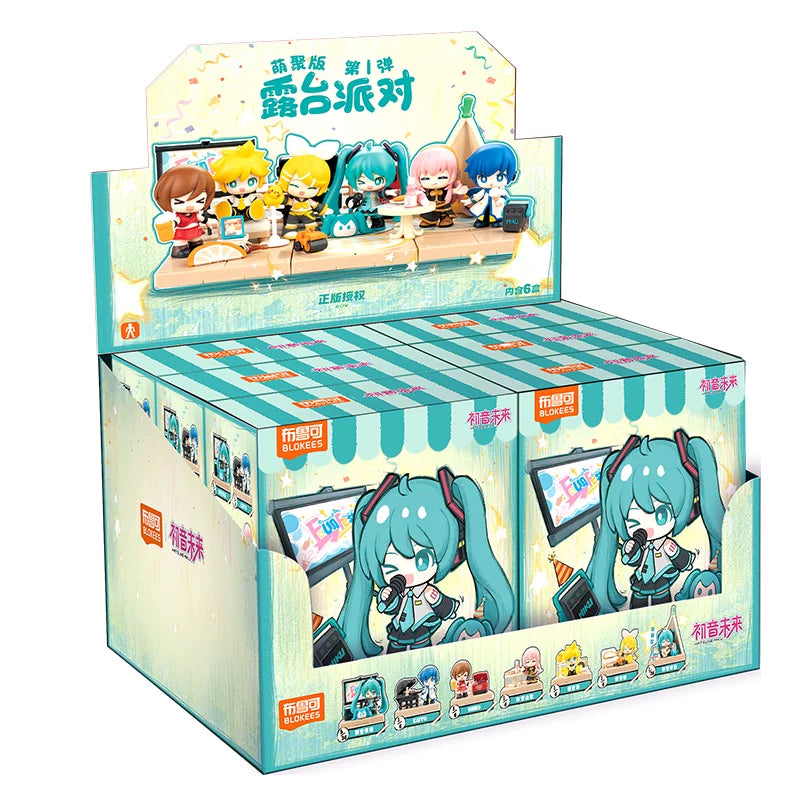 Official Hatsune Miku “Terrace Party” Figure – Freely switch poses, flexible articulated joints, and mix-and-match assembly.