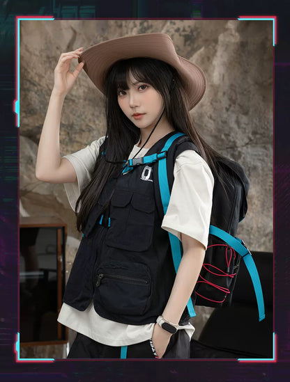 Official Hatsune Miku Neon EDM Bucket Hat, Sun Protection Outdoor Hiking Hat