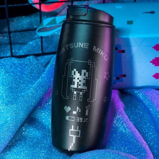 Hatsune Miku Official Licensed Pixel Style Stainless Steel Thermos