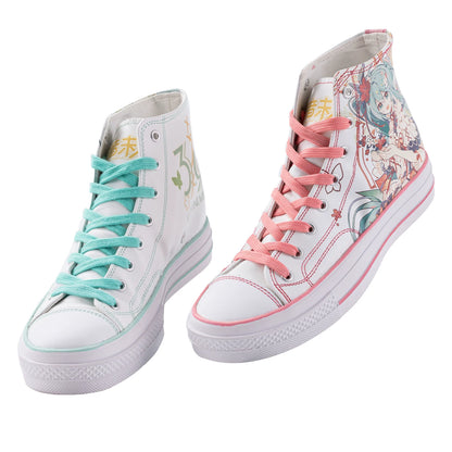 Official Hatsune Miku 39 Spring Concerto Platform High-Top Sneakers for Women